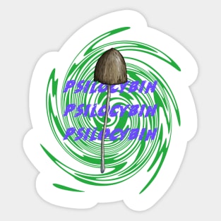Psilocybin Mushroom Sticker